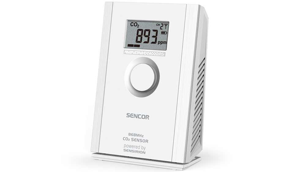 Vnitřn&iacute; bezdr&aacute;tov&eacute; čidlo koncentrace CO SENCOR SWS CO2 PRO_01