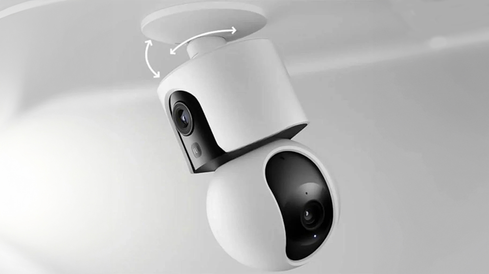 Bezpečnostní kamera Xiaomi Smart Camera C300 Dual EU instalovaná na stropě_02