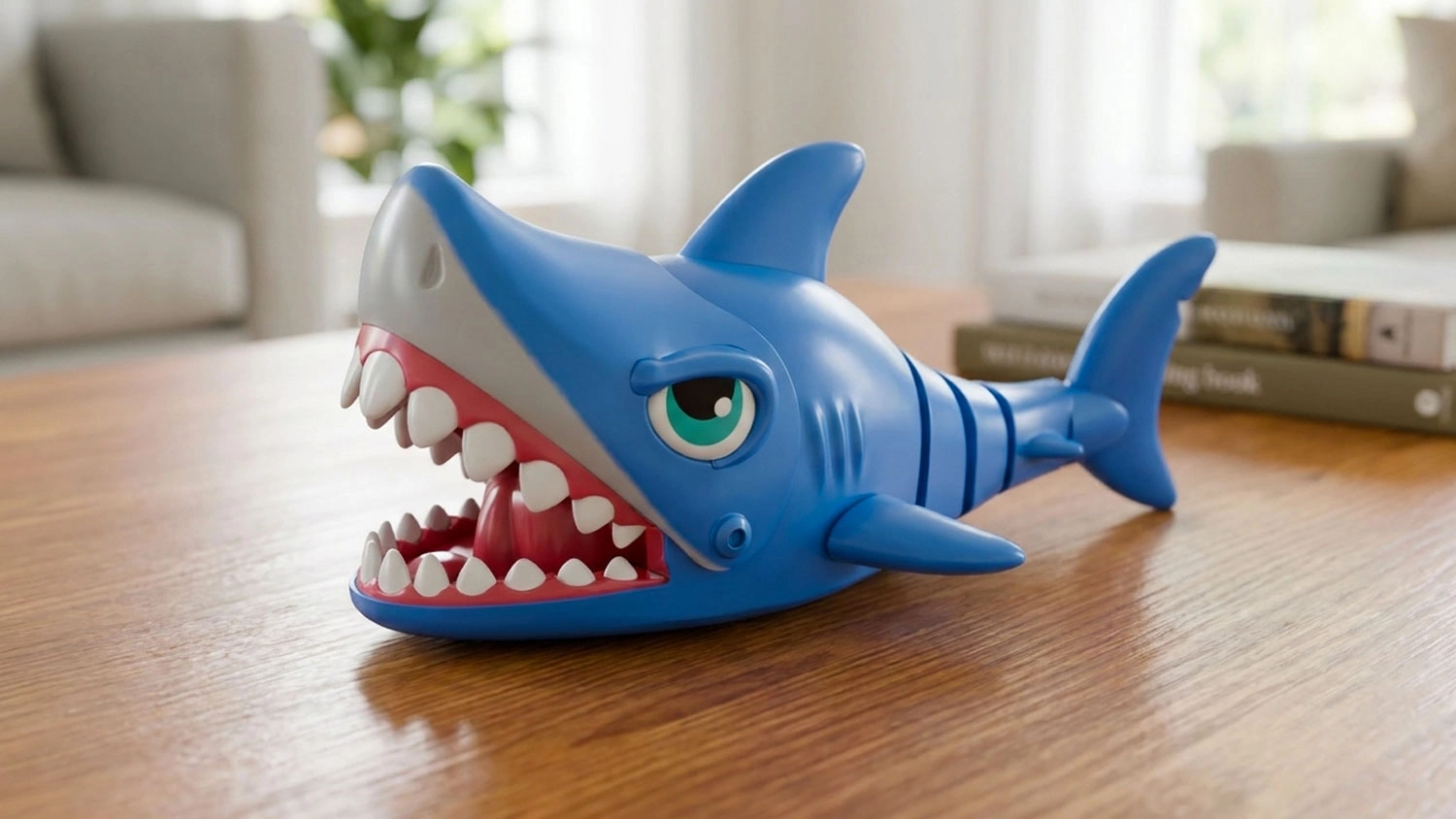 Žralok na dálkové ovládání Buddy Toys RC Shark BRC 20.115 položený na stole