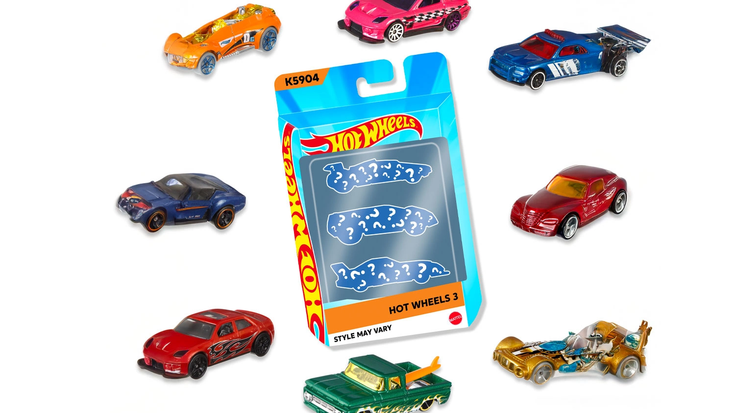 Anglič&aacute;ky Hot Wheels K5904 3 ks