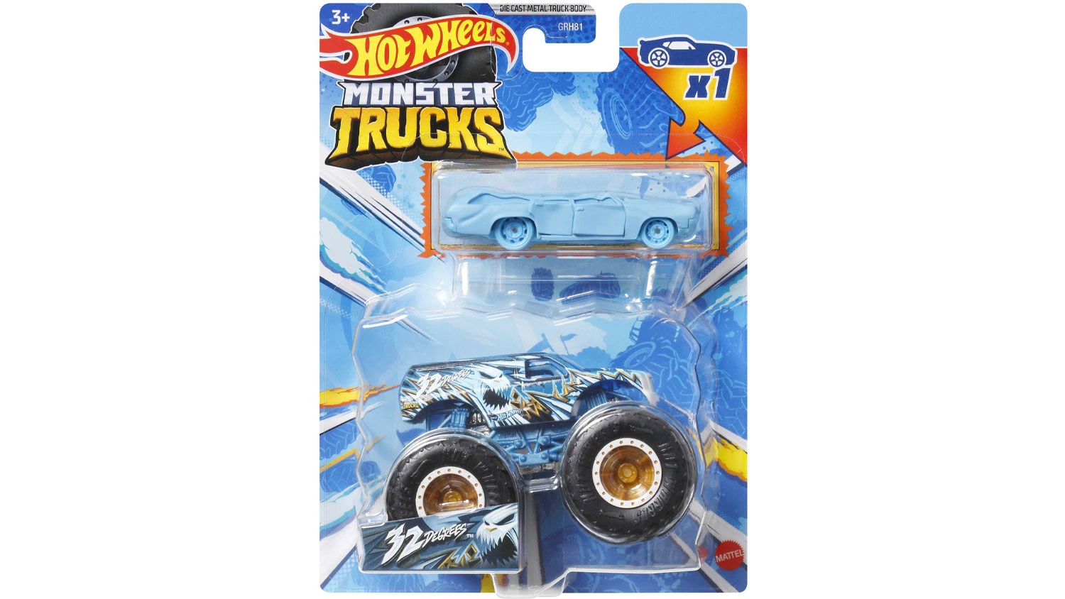 Monster truck Hot Wheels s angličákem GRH81