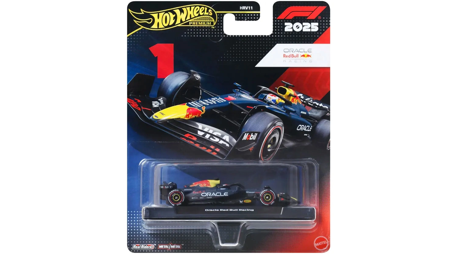 Angličák Hot Wheels Premium JKD83 Oracle Red Bull