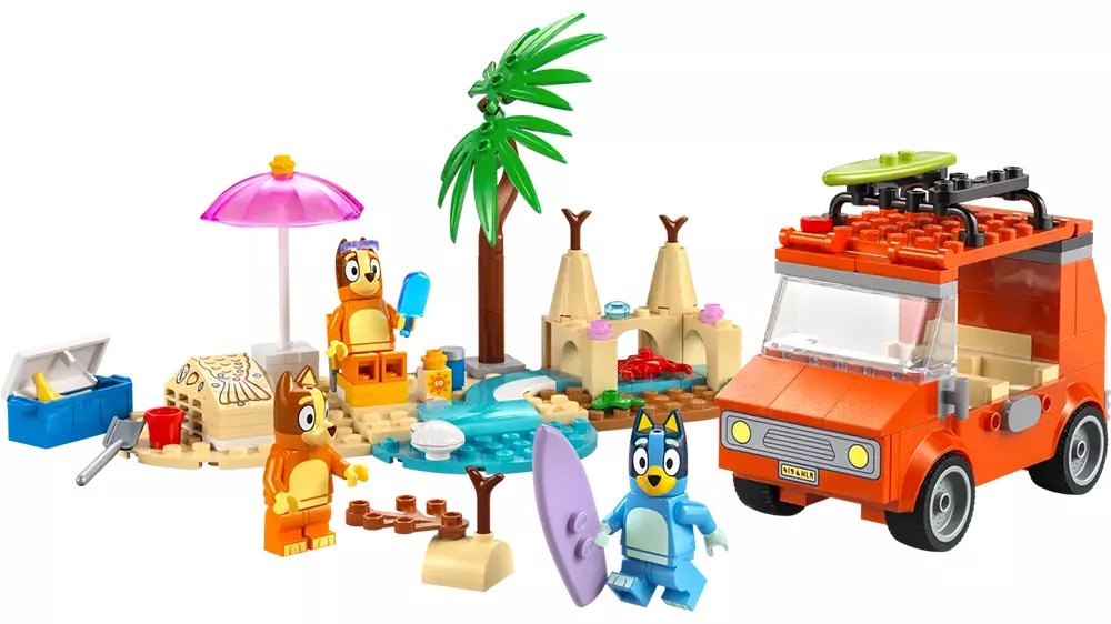 Stavebnica LEGO&reg; Bluey 11202 Bluey a rodinn&yacute; v&yacute;let autom na pl&aacute;ž_01