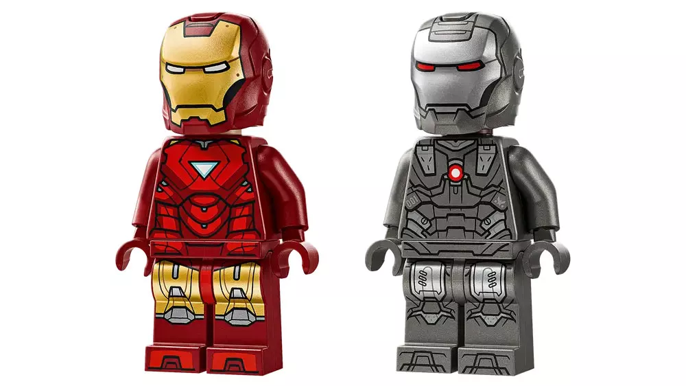 Minifig&uacute;rky zo stavebnice LEGO&reg; Marvel 76320 Iron Man a War Machine vs. Hammerove Drony_02
