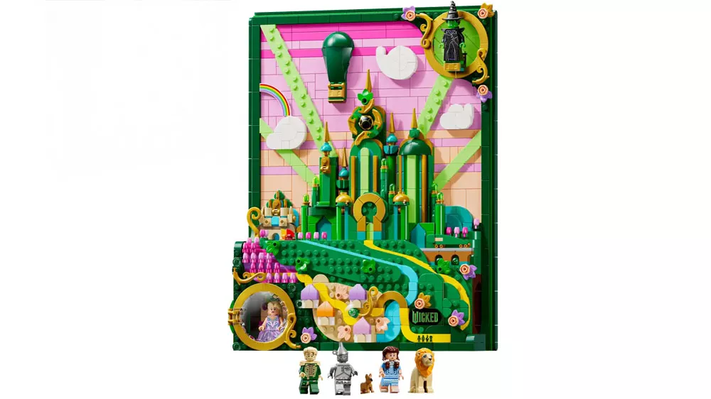 Stavebnica LEGO® Wicked 75685 Nástenné umenie: Emerald City_01