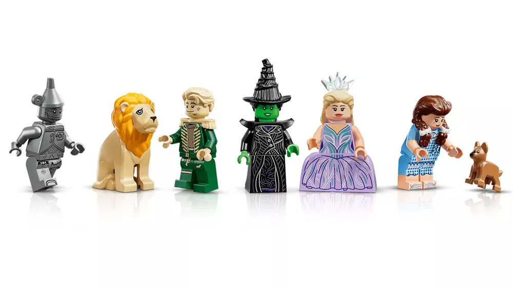 Minifigúrky zo stavebnice LEGO® Wicked 75685 Nástenné umenie: Emerald City_02