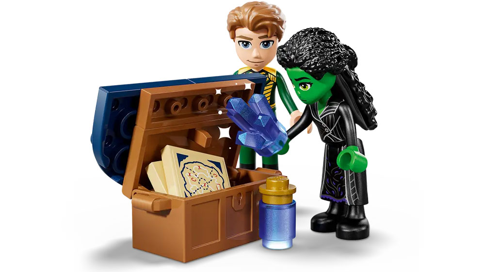 Detail na fig&uacute;rky zo stavebnice LEGO&reg; 75687 Elphaba a jej &uacute;kryt_02