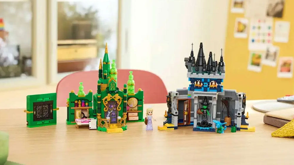 Stavebnica LEGO® 75689 Emerald City a zámok Kiamo Ko na stole_02
