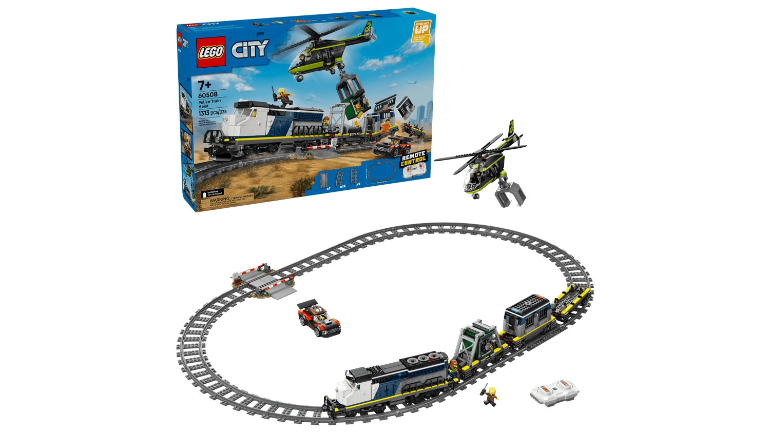 Stavebnice LEGO® City 60508 Loupež v policejním vlaku