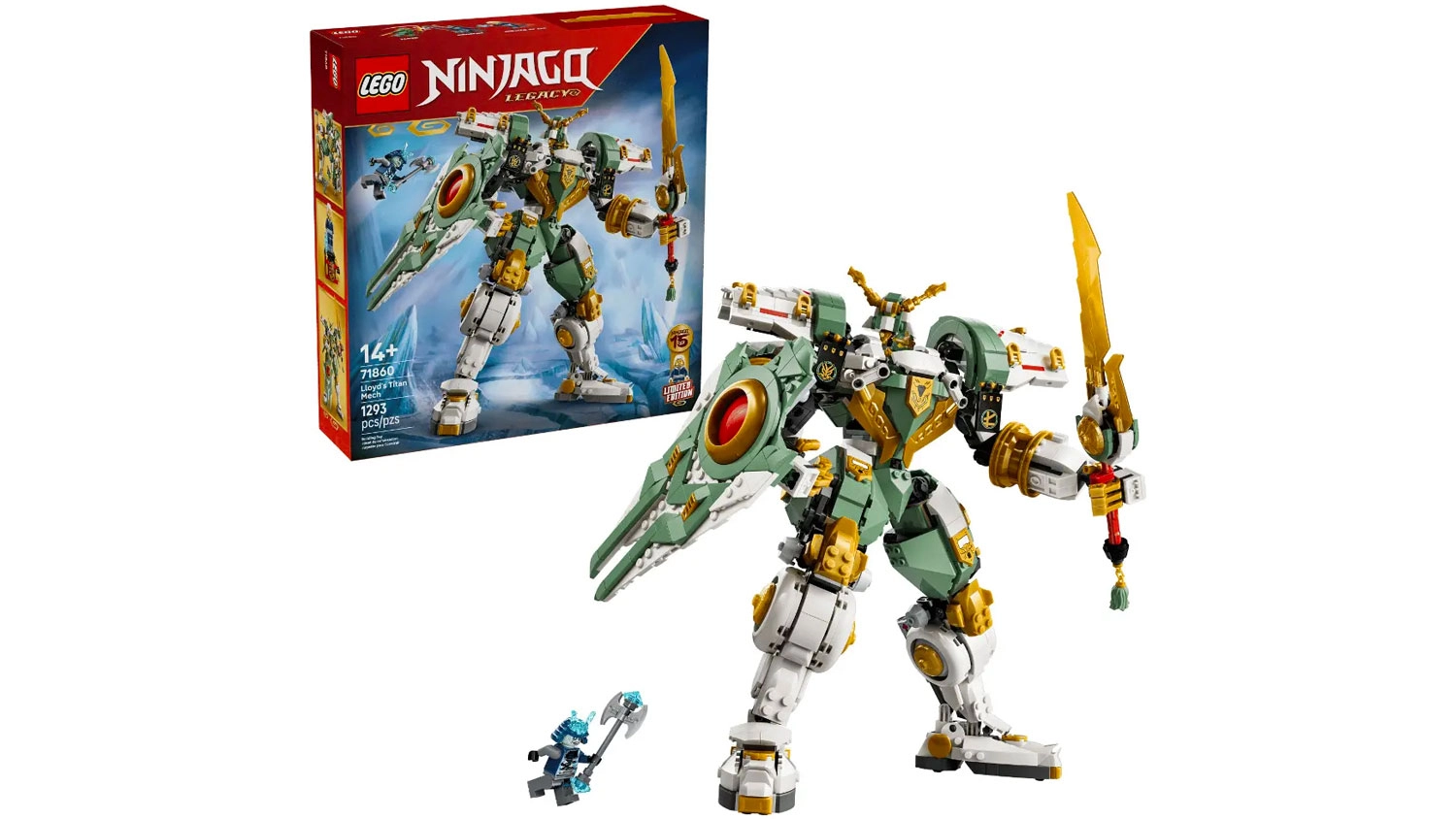 Stavebnice LEGO® NINJAGO® 71860 Lloydův titanový robot: 15 let NINJAGO