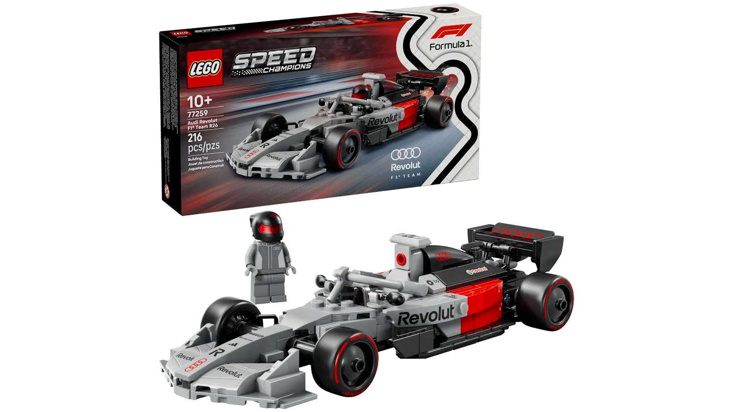 Stavebnice LEGO&reg; Speed 77259 Z&aacute;vodn&iacute; auto Audi Revolut F1 Team R26