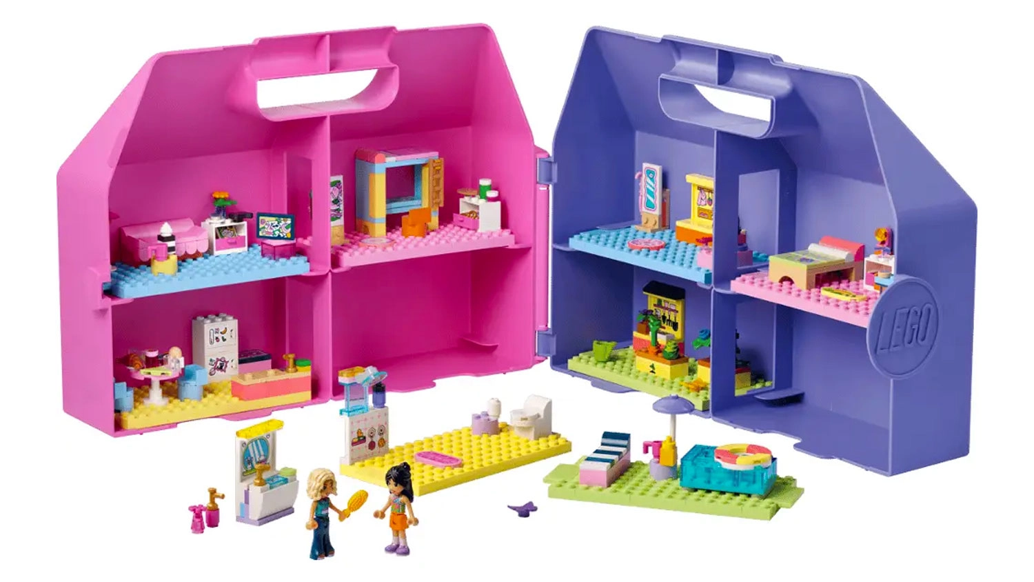 Stavebnice LEGO® Friends 42697 Kreativní kufřík a domek pro panenky