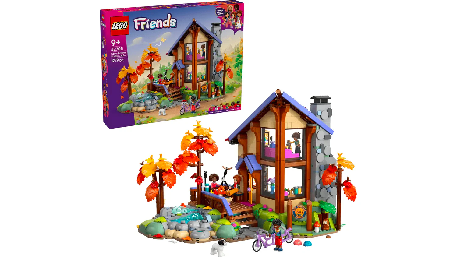 Stavebnice LEGO® Friends 42705 Útulná chata v podzimním lese