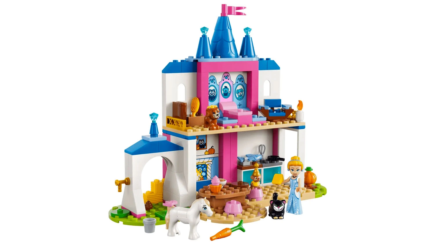 Stavebnice LEGO&reg; Disney Princess 43283 Popelčin z&aacute;mek a jej&iacute; zv&iacute;řec&iacute; př&aacute;tel&eacute;