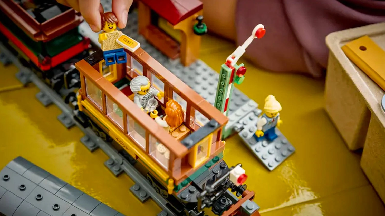 Kabina vagónu stavebnice LEGO® City 60511 Vintage parní vlak