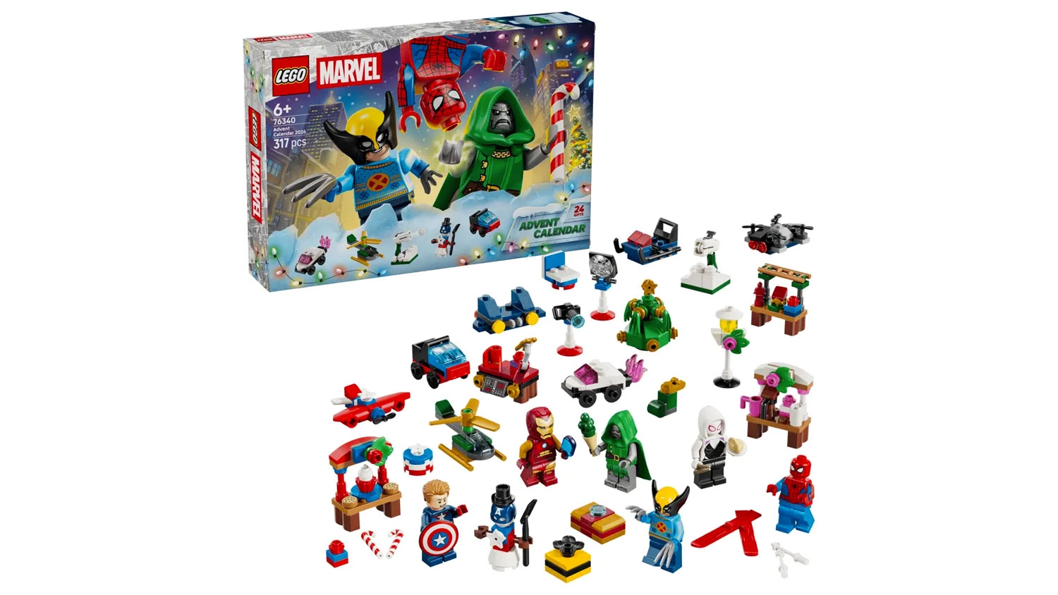 Stavebnica LEGO&reg; Marvel 76340 Adventn&yacute; kalend&aacute;r 2026