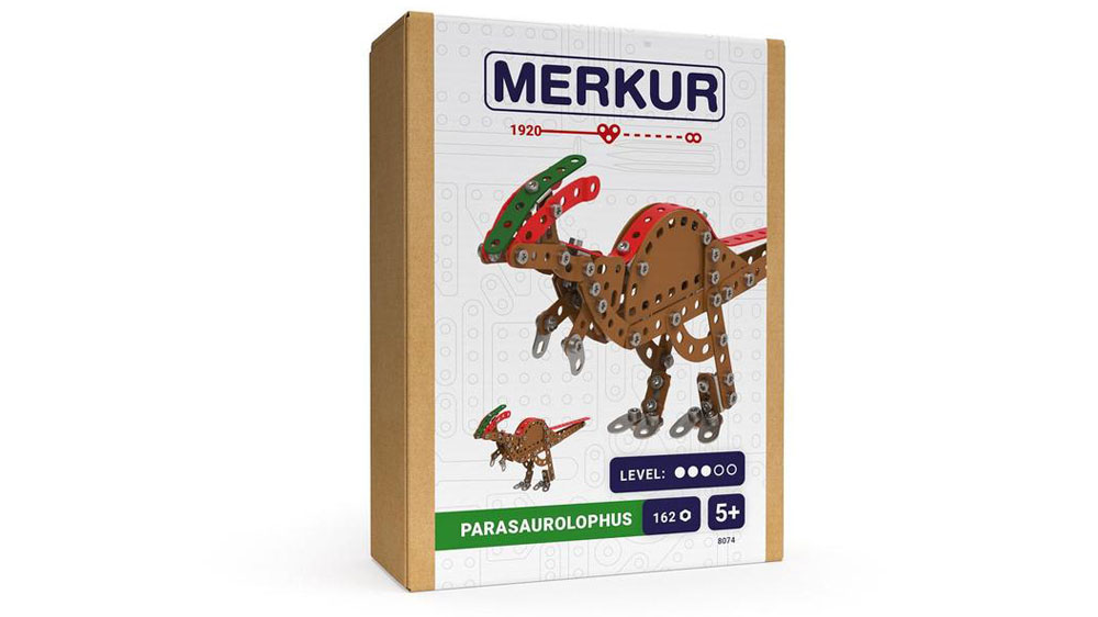 Stavebnice Merkur F007 Parasaurolophus, 162 d&iacute;lků_01