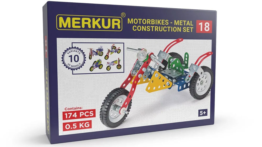 Stavebnice Merkur 018 Motorky_01