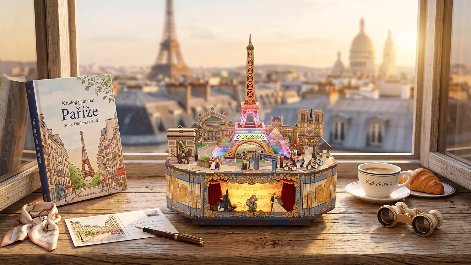 Lifestyle foto stavebnice Tonecheer Romantic Paris