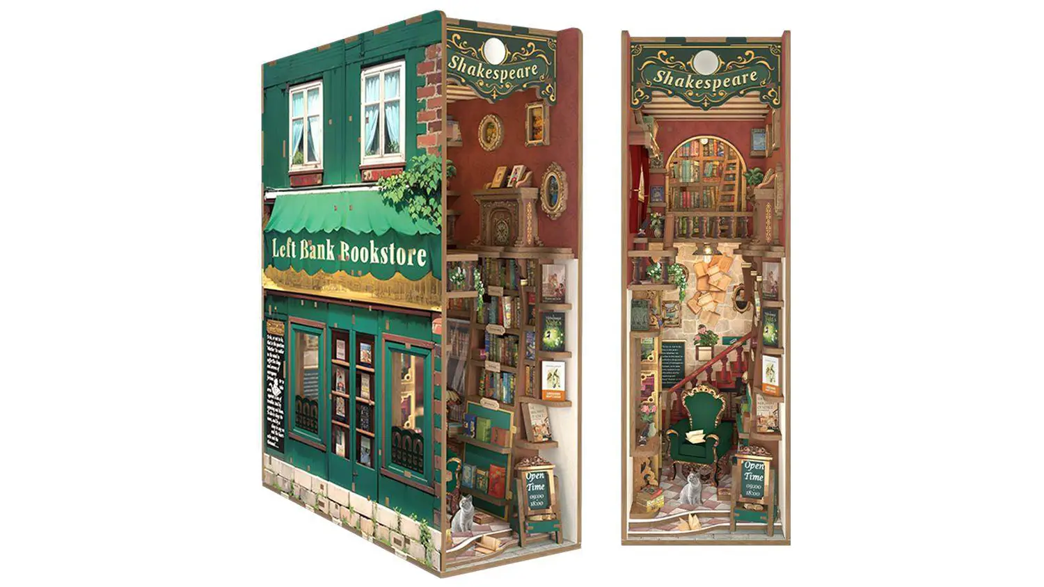 Stavebnica Tonecheer TQ140 Left Bank Bookstore.