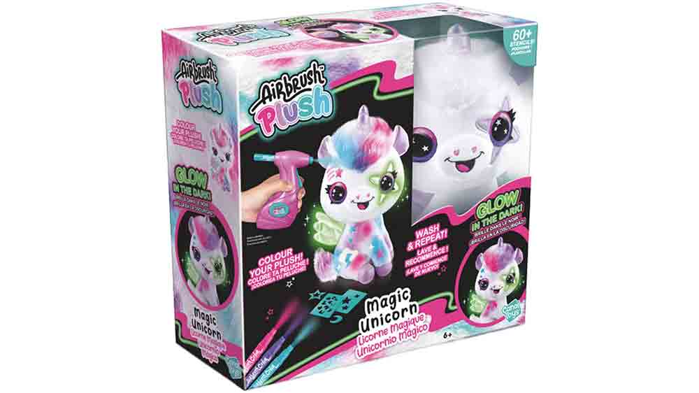 Kreativn&iacute; sada Airbrush Studio 50016EPE Kouzeln&yacute; jednorožec sv&iacute;t&iacute;c&iacute; ve tmě_01