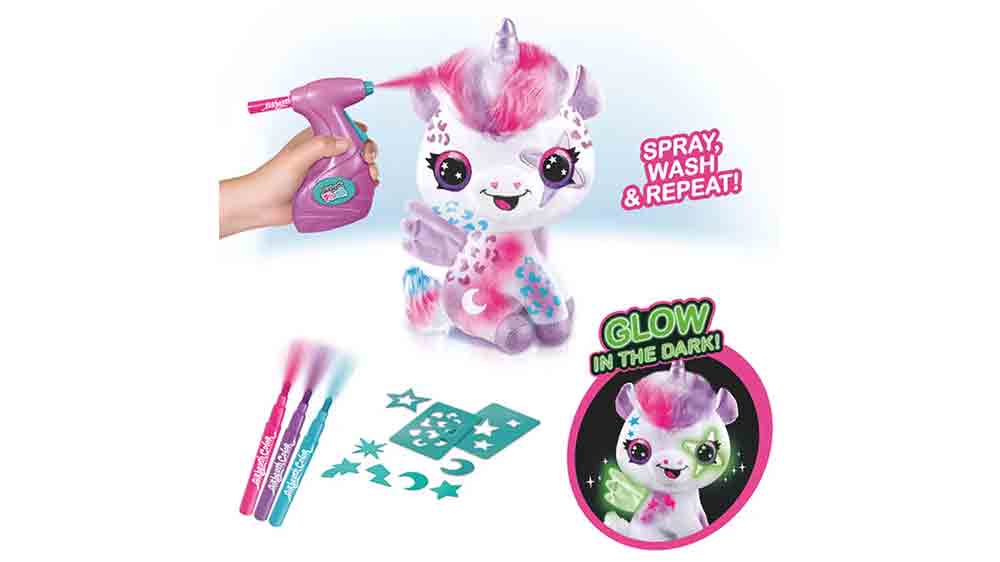 Kreativn&iacute; sada Airbrush Studio 50016EPE Kouzeln&yacute; jednorožec sv&iacute;t&iacute;c&iacute; ve tmě_02