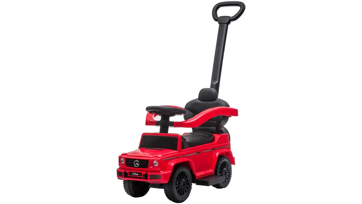 Odrážedlo Buddy Toys Mercedes G350d 3v1 BPC 5281 na bílém pozadí ukazující celkový design