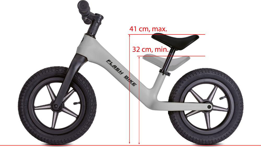 Nastavitelná výška sedadla odrážedla Flash bike Buddy Toys BPB 2518_03