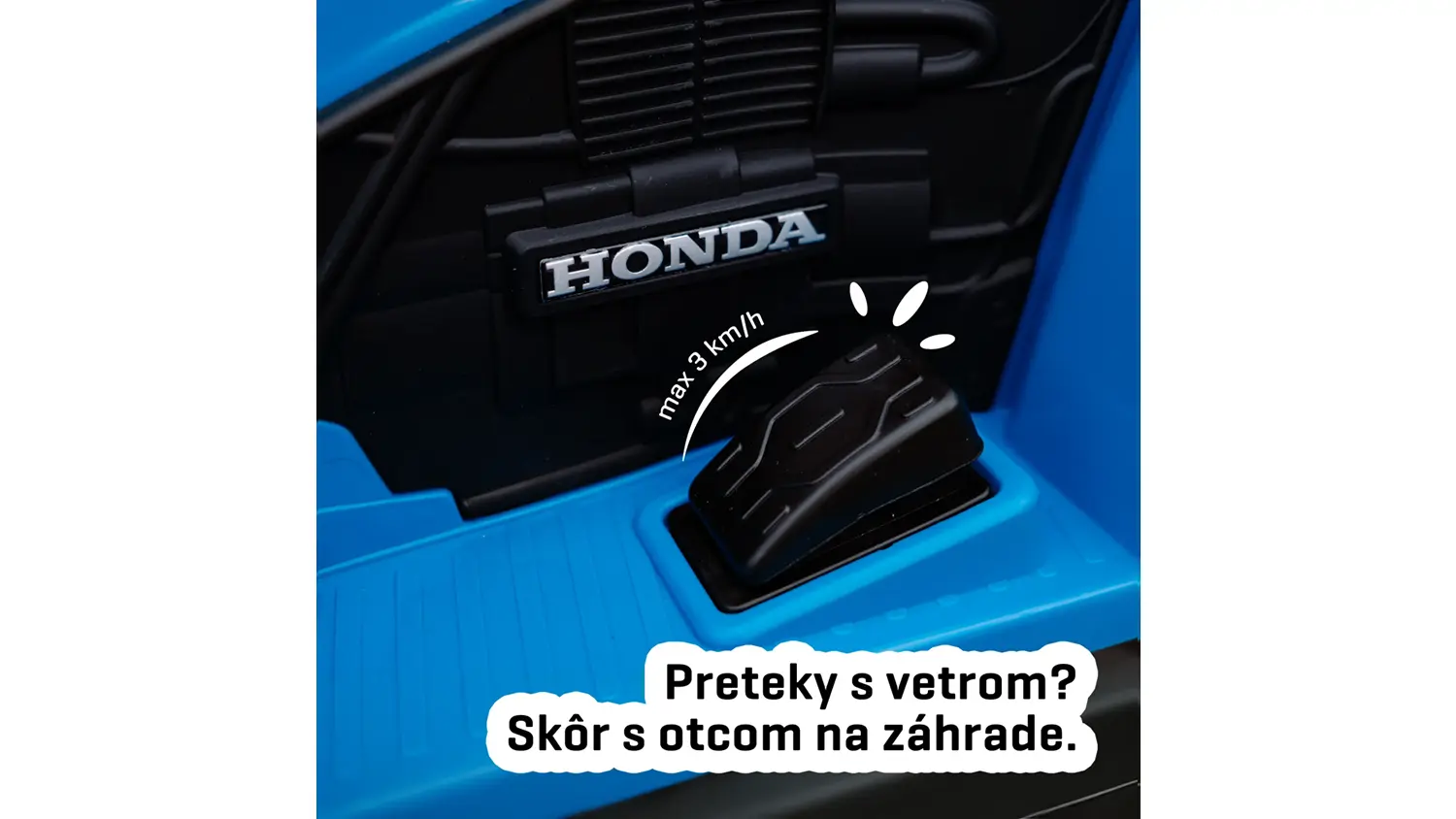 Detail na pedál štvorkolky Honda Buddy Toys BEC 5015 modrá
