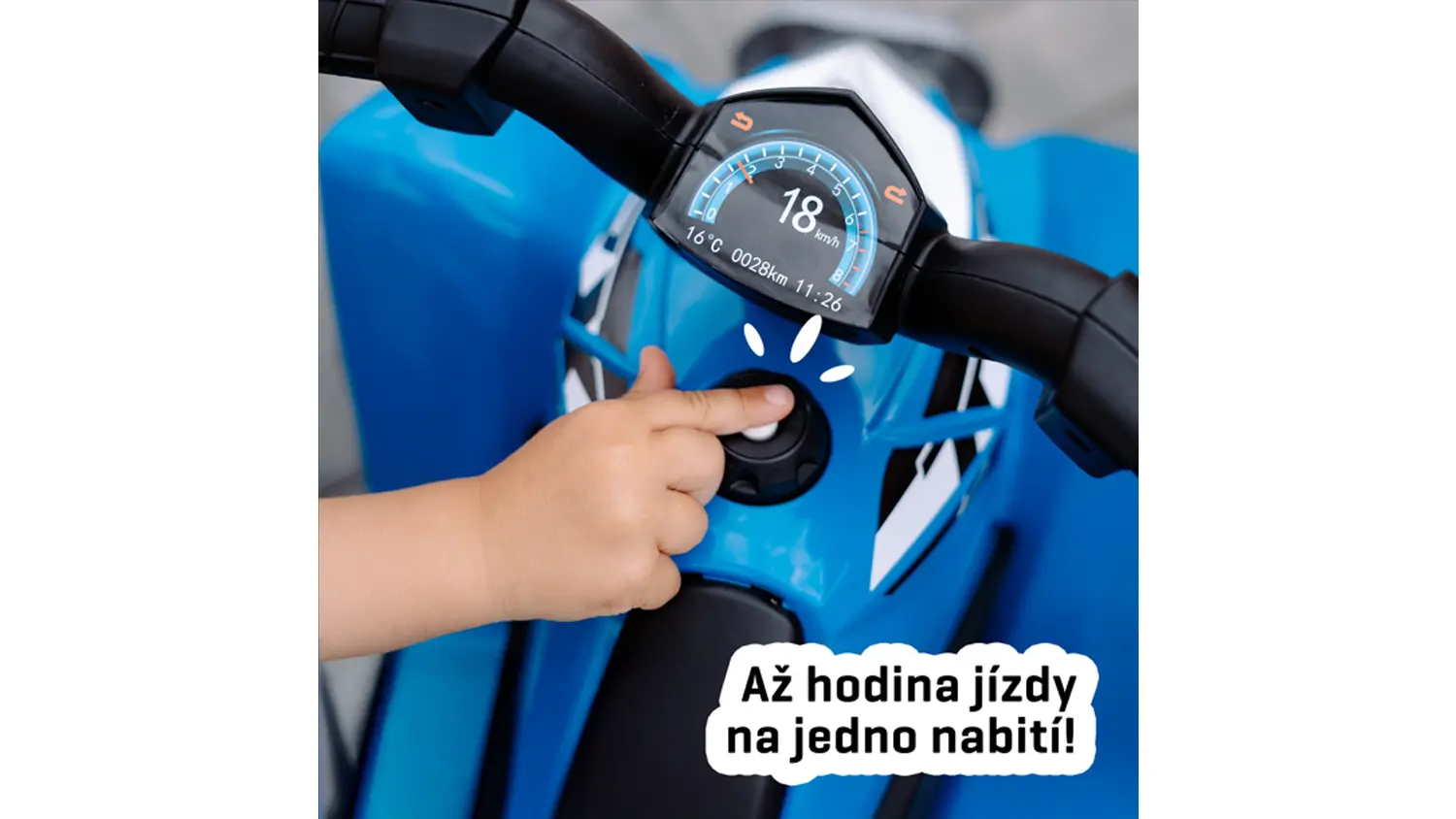 Souč&aacute;stky čtyřkolky Honda Buddy Toys BEC 5015 modr&aacute;