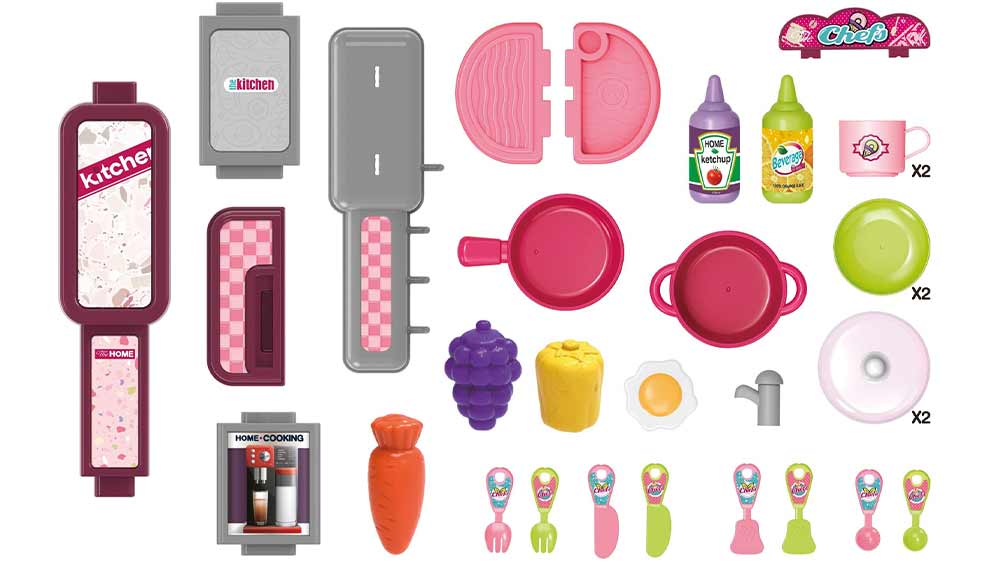 Kompletní vybavení kufříku kuchyňka Buddy Toys BGP 2025_02