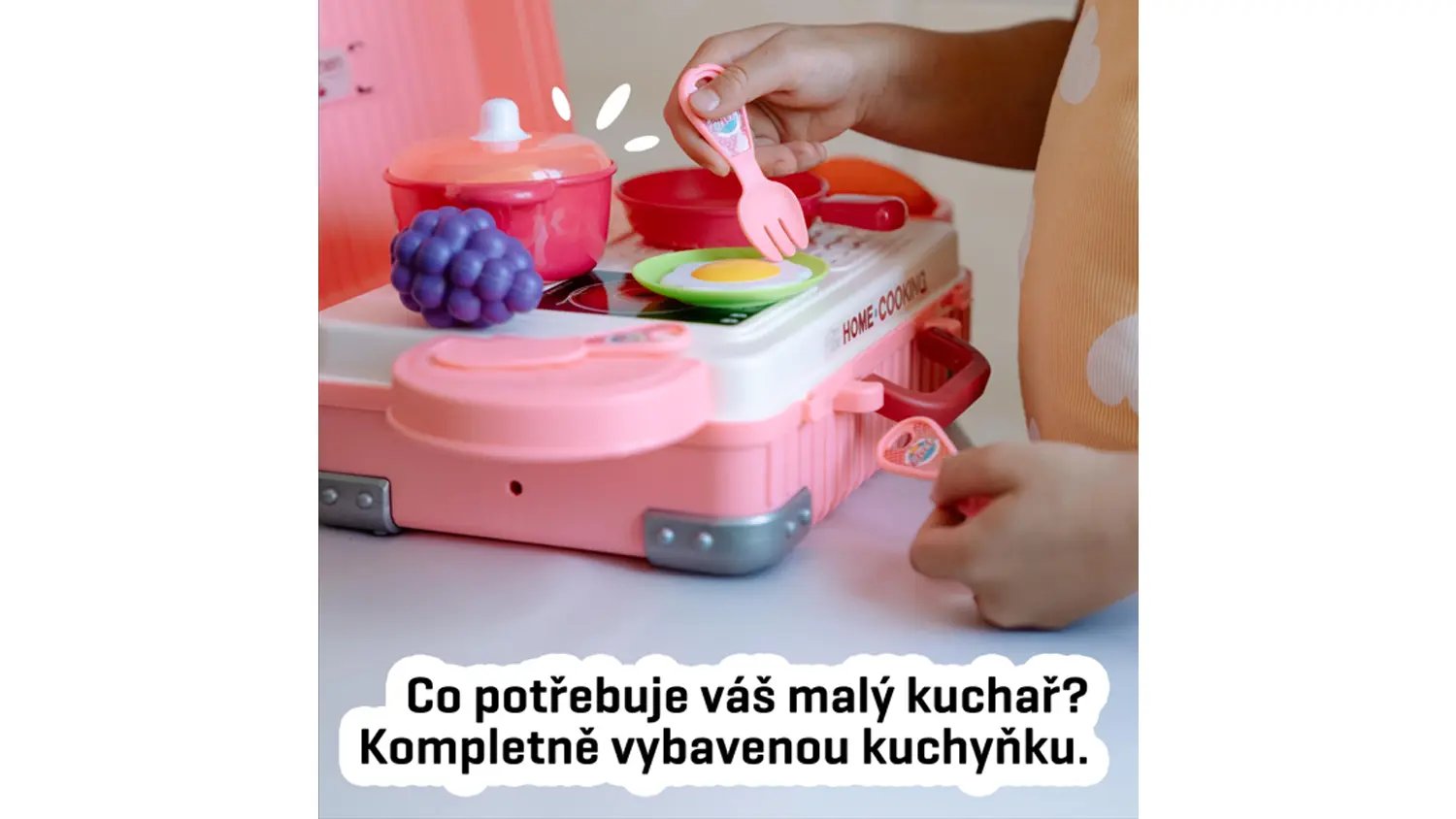 Detail na kufřík kuchyňka Buddy Toys BGP 2025 s vybavením