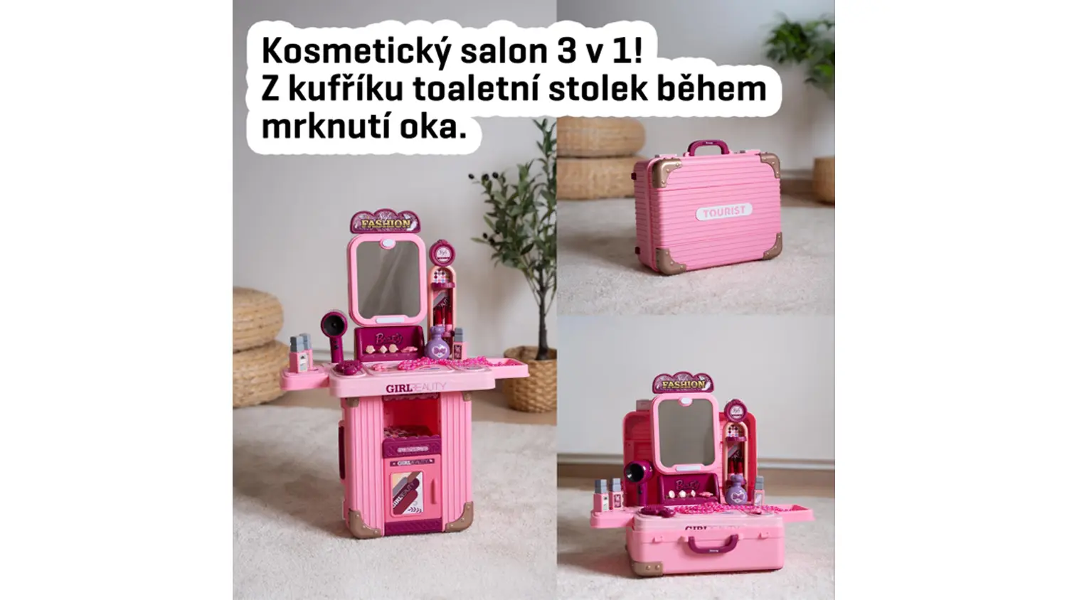 3 využití kufru salon krásy Buddy Toys BGP 3023