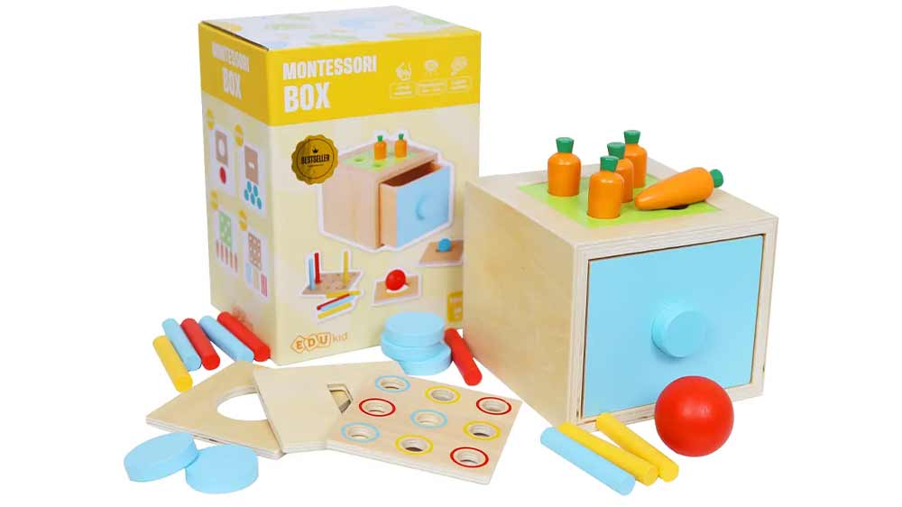 Vkl&aacute;dac&iacute; Montessori box 4v1 EDUkid EK090319_01
