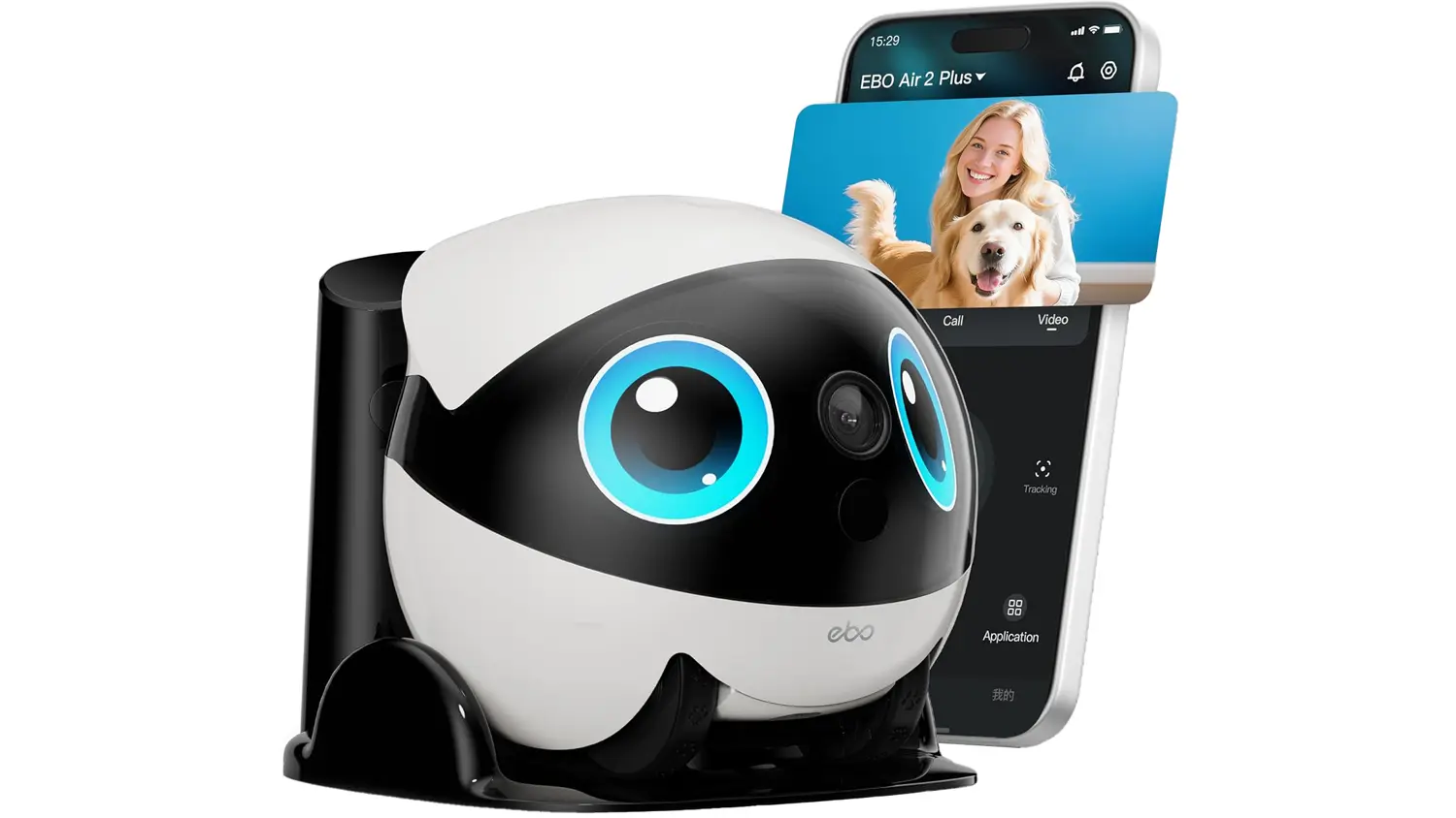 Robotick&yacute; AI spoločn&iacute;k s 3K kamerou Enabot EBO Air 2 Plus