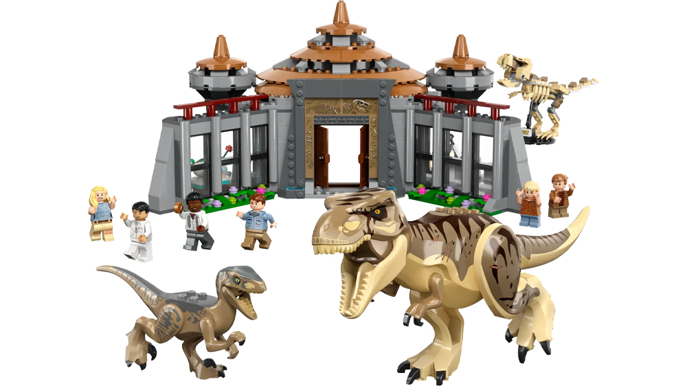 Stavebnice LEGO® 76961 Jurassic World Návštěvnické centrum: útok T-rexe a raptora