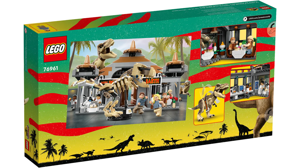 Stavebnice LEGO® 76961 Jurassic World Návštěvnické centrum: útok T-rexe a raptora