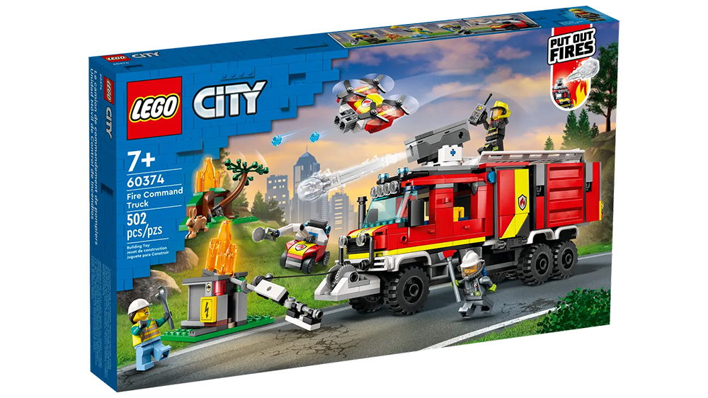 LEGO® City Velitelský vůz hasičů 60374