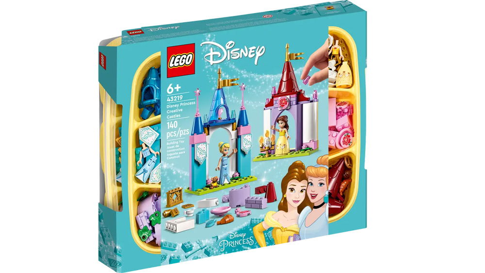 Stavebnice LEGO Disney Kreativní zámky princezen od Disneyho 43219
