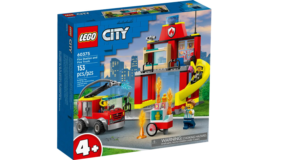 Stavebnice LEGO Hasičská stanice a auto hasičů 60375
