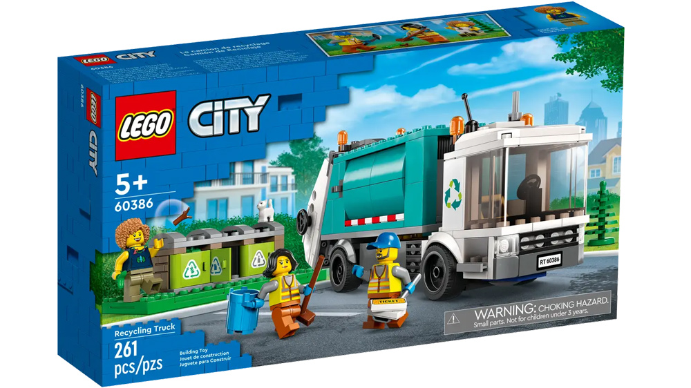 Stavebnice LEGO Popelářský vůz 60386
