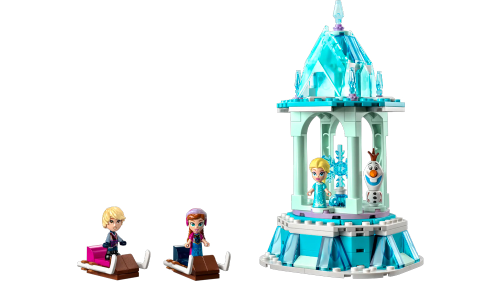 Stavebnice LEGO® Disney Kouzelný kolotoč Anny a Elsy 43218