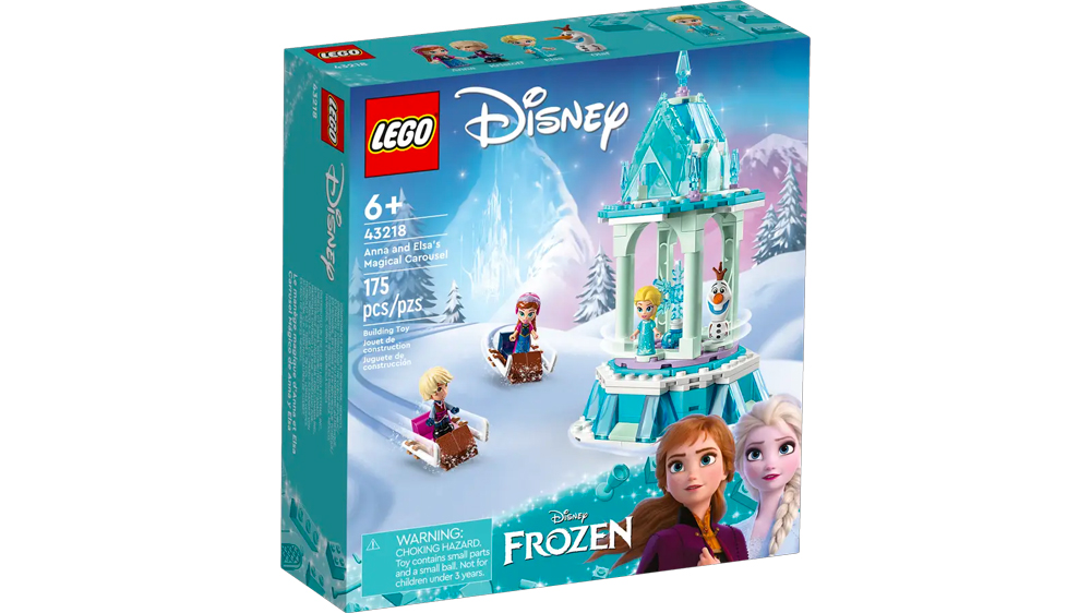 Stavebnice LEGO® Disney Kouzelný kolotoč Anny a Elsy 43218