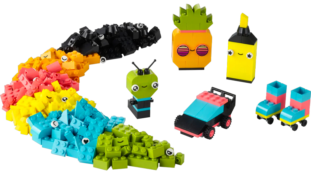 Stavebnice LEGO® Classic Neonová kreativní zábava 11027