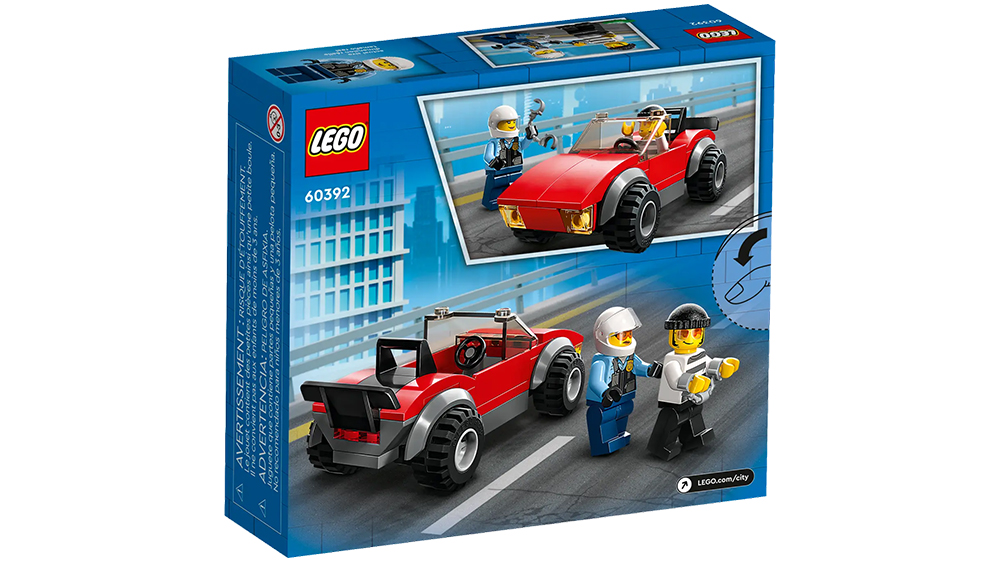 LEGO® City Honička auta s policejní motorkou 60392