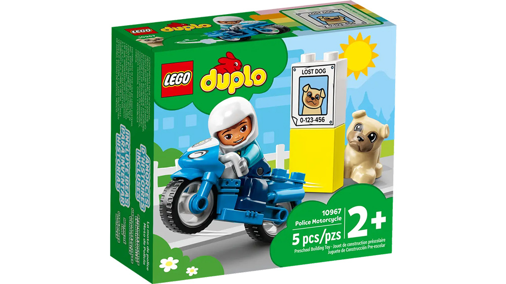 Stavebnice LEGO DUPLO Policejní motorka 10967