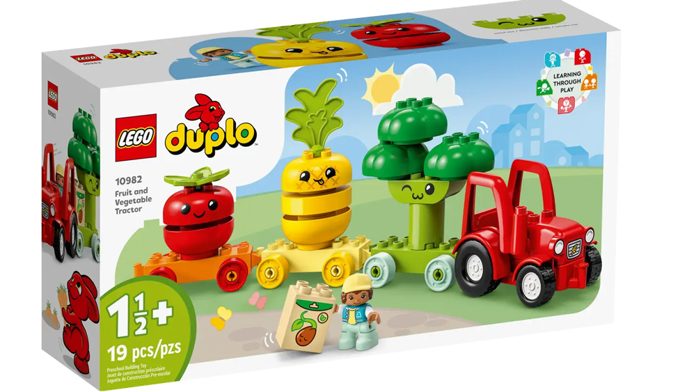 Stavebnice LEGO Traktor se zeleninou a ovocem 10982