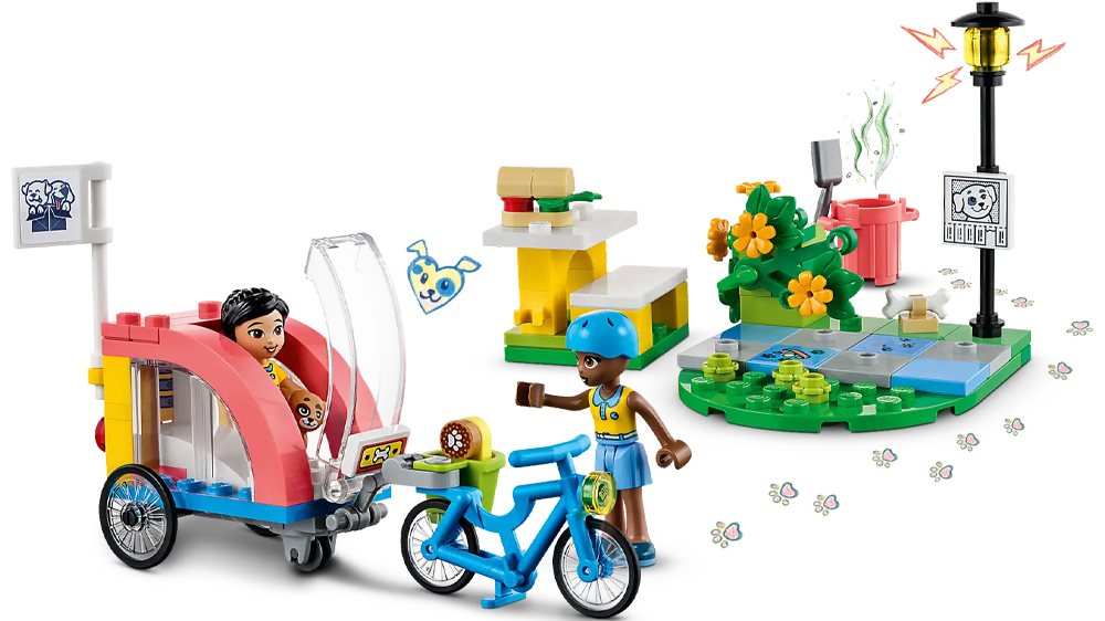 Stavebnice LEGO® Friends Záchrana pejska na kole 41738