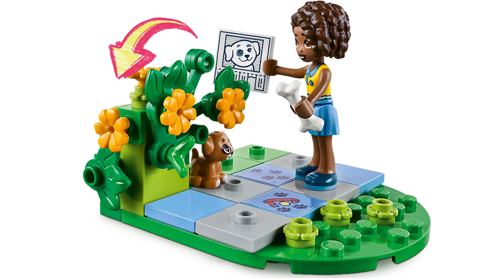 Stavebnice LEGO® Friends Záchrana pejska na kole 41738