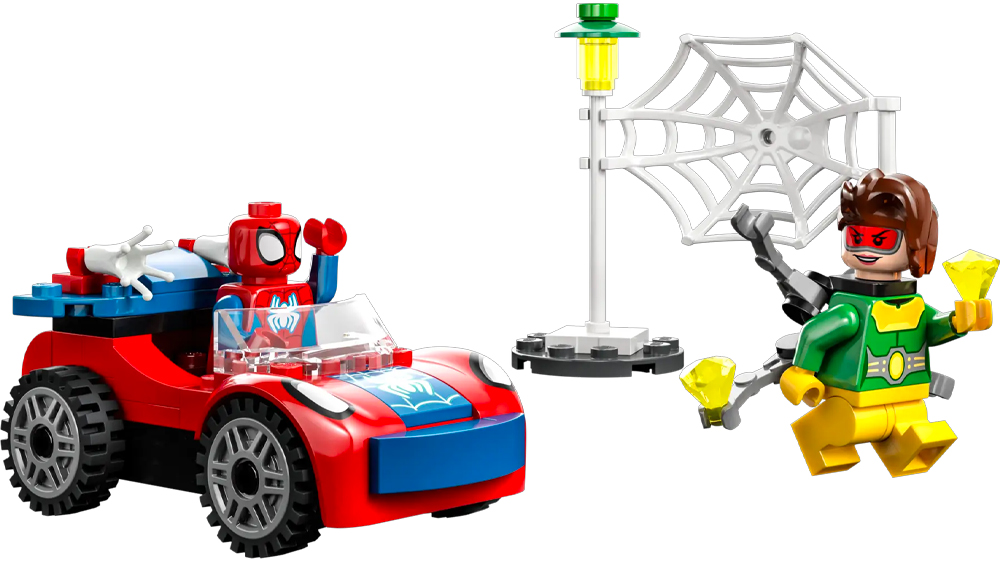 Stavebnice LEGO® Marvel 10789 Spider-Man v autě a Doc Ock